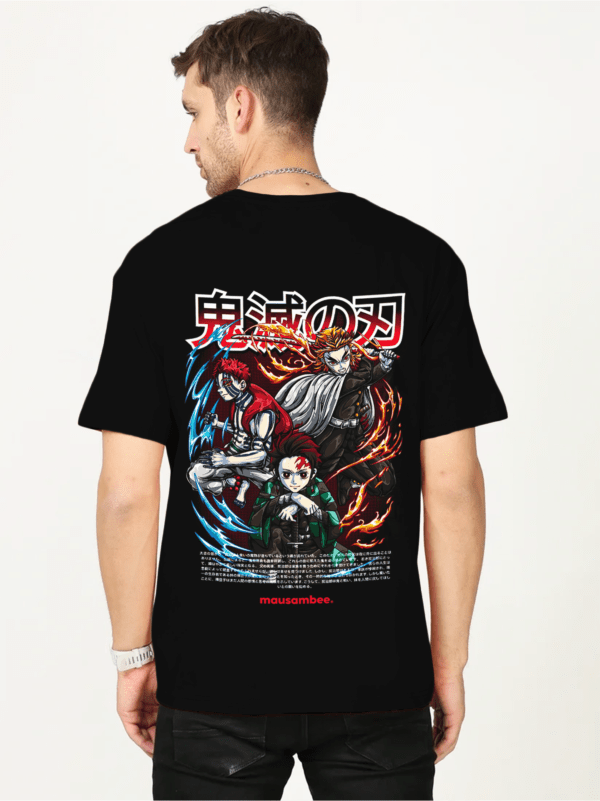 Demon Slayer Black Oversized T-Shirt
