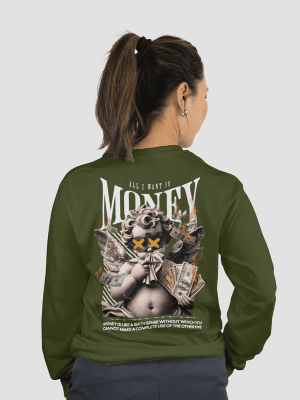 Greed - Deadly Sin Olive Sweatshirt